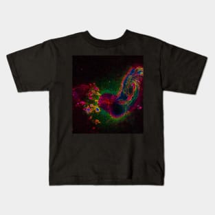 Black Panther Art - Glowing Edges 423 Kids T-Shirt